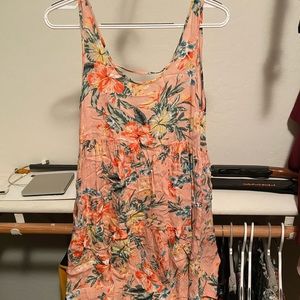 Tropical Floral Mini Dress